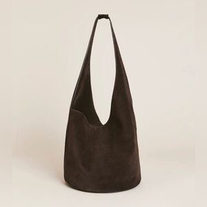 Reformation Silvana Medium Bucket Bag - Premium Calf Suede